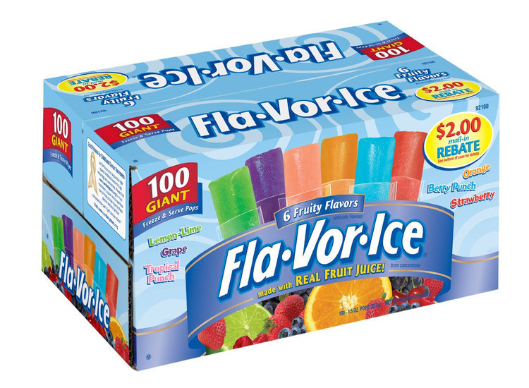 FlaVorIce Fruity Flavors Ice Pops Reviews
