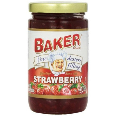 Baker Pie Filling, Strawberry, 10-Ounce (Pack of 6)