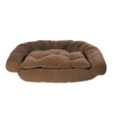 Hayneedle Habitats Small Chocolate Microfiber Comfort Couch Bed
