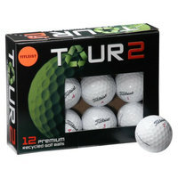 Titleist DT Carry Recycled 12 Pk Golf Balls-White