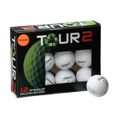 Titleist DT Carry Recycled 12 Pk Golf Balls-White