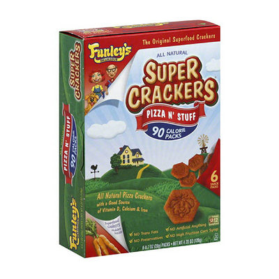 Funley's Delicious All Natural Pizza N' Stuff Super Crackers