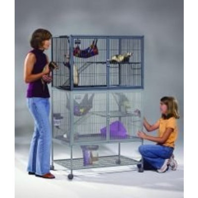 Midwest Homes For Pets Midwest 183 Ferret Nation Add-On Ferret-Cage Level with Ramps, 36 Inches by 25 Inches by 24 Inches