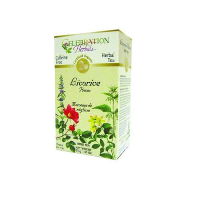 Celebration Herbals Organic Licorice Pieces Bulk Tea Caffeine Free 1.93 oz