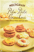 TRADER JOE'S MULTIGRAIN® Pita Bite Crackers With Whole Wheat And Flax Seeds