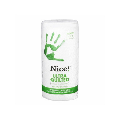 Nice! Ultra Quilted Paper Towels Large Roll