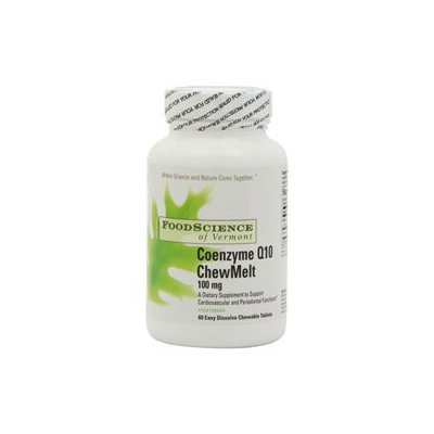 Food Science Of Vermont Coq10 Coenzyme Q10, 100 Mg Tablets - 60 Ea