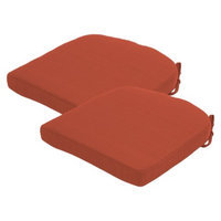 Threshold 2-Piece Outdoor Round Back Seat Cushion Set - Coral