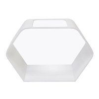 Zoo Med Betta House 2 Gallon Hexagon white