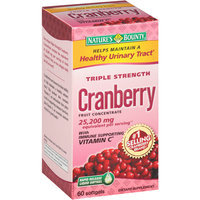 Nature's Bounty Triple Strength Cranberry Fruit Concentrate Softgels