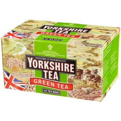 Taylors of Harrogate Yorkshire Green Tea Scented withJasmine, 40-Count Tea Bags (Pack of 6)
