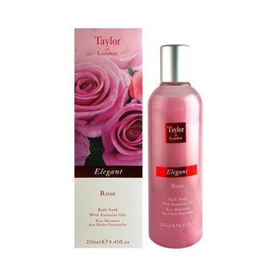 Rose by Taylor of London 8.45 oz Bath Soak with Essential Oils