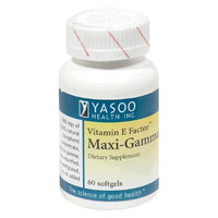 Stop Aging Now Yasoo Health Inc. Vitamin E Factor Maxi -Gamma, Softgels , 60 softgels
