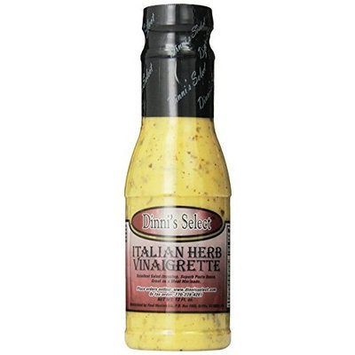 Dinni's Select Italian Herb Vinaigrette Salad Dressing, 12-Ounce Bottles (Pack of 3)
