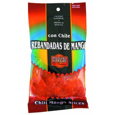 Mucho Sabor, Hot & Spicy Mango Slices, 3.50-Ounce (Pack of 6)