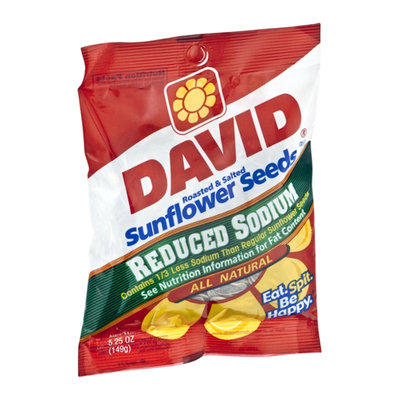 David Reduced Sodium All Natural Roasted & Salted Sunflower Seens