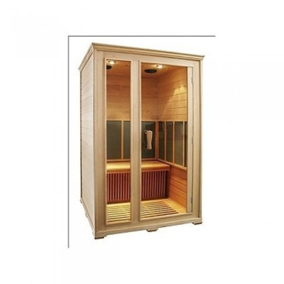 Inner Balance IB530 2 Person FIR Sauna With MP3 Player Input, Stereo Speakers, Halogen Reading Lights, Low Energy Consumption & Carbon Heating Technology