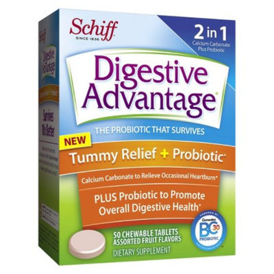 Digestive Advantage Tummy Relief + Probiotic Chewable Tablets - 50