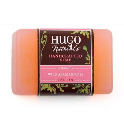 Bar Soap - Wild African Rose Hugo Naturals 4 oz Bar Soap