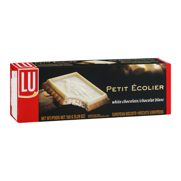 LU Petit Ecolier European Biscuits White Chocolate Reviews 2019