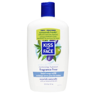 Kiss My Face Hand Soap Refill, Fragrance Free, 17.5 fl oz