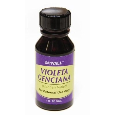 Gentian Violet 1 Oz (PACK of 6 BOTTELS 6oz) by Sanvall - Violeta Genciana