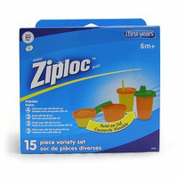 The First Years Ziploc 15 Piece Variety Set