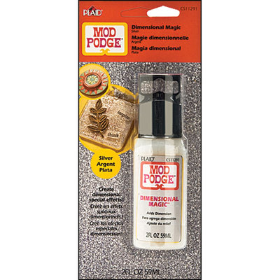 Plaid Enterprises, Inc. Plaid Mod Podge Dimensional Magic, Silver, 2 oz
