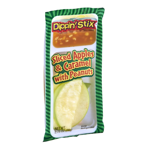Dippin' Stix Sliced Apples & Caramel with Peanuts