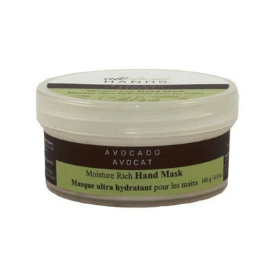 Upper Canada Soap Candle Upper Canada Soap & Candle All About Hands Avocado Moisture Rich Hand Mask, 6.3-Ounce Jars (Pack of 2)