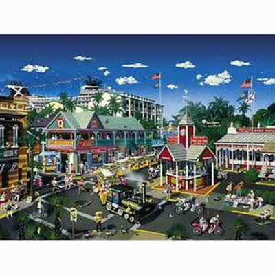 TDC Games A is for Arson Mystery Two 500 Piece Jigsaw Puzzles Ages 12+