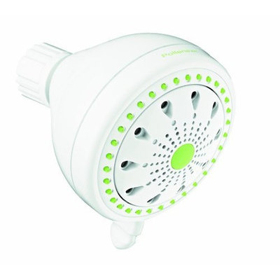 Pollenex PO6100MBSR Showerhead with Microban, White