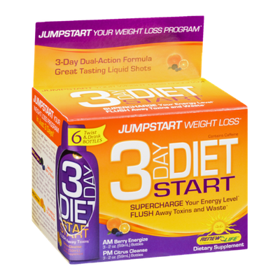 Renew Life 3 Day Diet Start Dietary Supplement - 6 CT