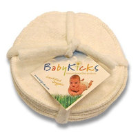 BabyKicks Set of 3 Nursing Pads, Fleece
