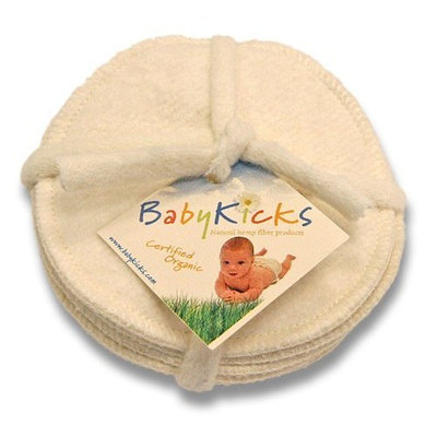 BabyKicks Set of 3 Nursing Pads, Fleece