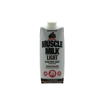 CytoSport Muscle Milk Light RTD - 12 - 17 Fl. Oz. Bottles - Chocolate
