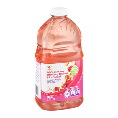 Ahold White Cranberry Strawberry Flavored Juice Cocktail