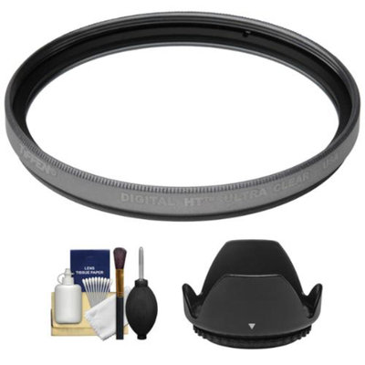 Tiffen 72mm Digital HT Ultra Clear Titanium Multi-Coated Filter with Lens Hood + Cleaning Kit