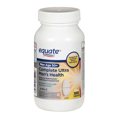 Equate Men's Age 50+ Complete Ultra Health Balanced Multivitamin/Multimineral Supplement