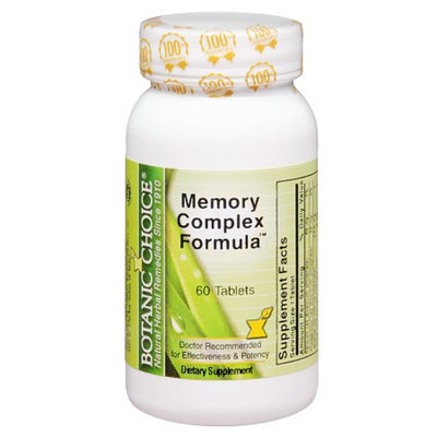 Botanic Choice Memory Complex Formula Dietary Supplement Tablets