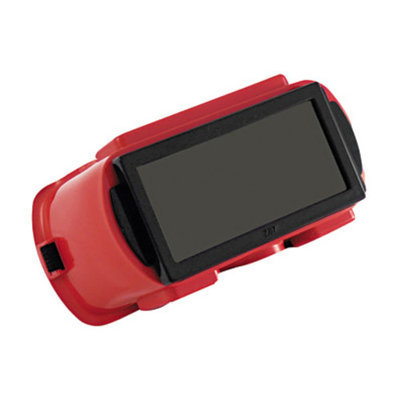 Anchor Brand - Soft-Sided Fixed-Front Plate Goggles, Antifog, Red Frame, Green Lens