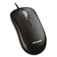 Microsoft P58-00061 Basic Optical Mouse - USB, Ambidextrous Design, Customizable Buttons, Ergonomic, Mac/Windows, Black