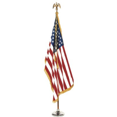 Annin Colonial Nyl-Glo US Flag Set - 5' x 8'