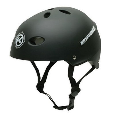 Kryptonics Black Helmet - Small/Medium