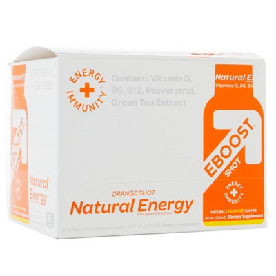 EBOOST Natural Energy Shots Orange