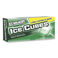 Ice Breakers Ice Cubes Sugar Free Gum, Spearmint, 40-Count Packages (Pack of 6)