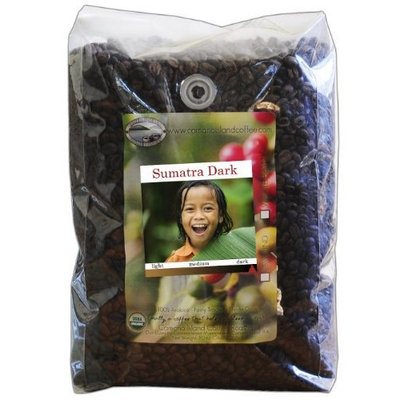 Organic Camano Island Coffee Roasters Sumatra, Dark Roast, Whole Bean, 5-Pound Bag