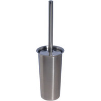 InterDesign Brushed Stainless Steel Toilet Bowl Brush Set