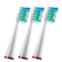 WaterPik SRRB-3W Replacement Standard Brush Heads, Standard, 3 ea