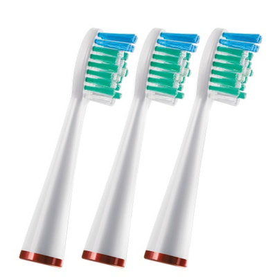 WaterPik SRRB-3W Replacement Standard Brush Heads, Standard, 3 ea